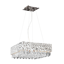 Eurofase 19513-010 - Martellato, 8Lt Pendant, Nic/Clear